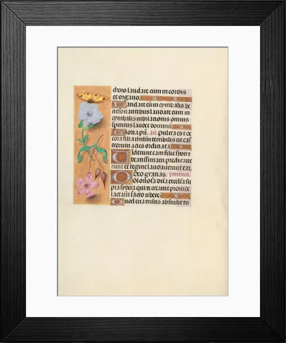 Framed Print : Hours of Queen Isabella the Catholic, Queen of Spain: Fol. 122v, c. 1500. Creator Framed Print : Hours of Queen Isabella the Catholic, Queen of Spain: Fol. 122v, c. 1500. Creator