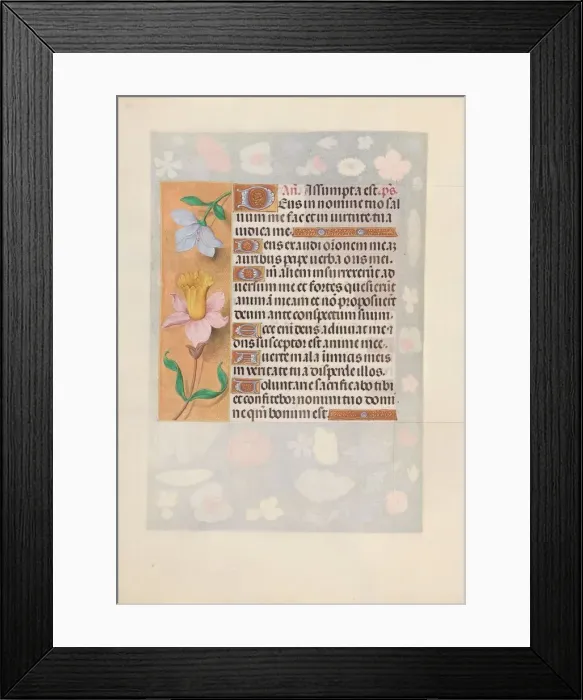 Framed Print : Hours of Queen Isabella the Catholic, Queen of Spain: Fol. 127v, c. 1500. Creator Framed Print : Hours of Queen Isabella the Catholic, Queen of Spain: Fol. 127v, c. 1500. Creator