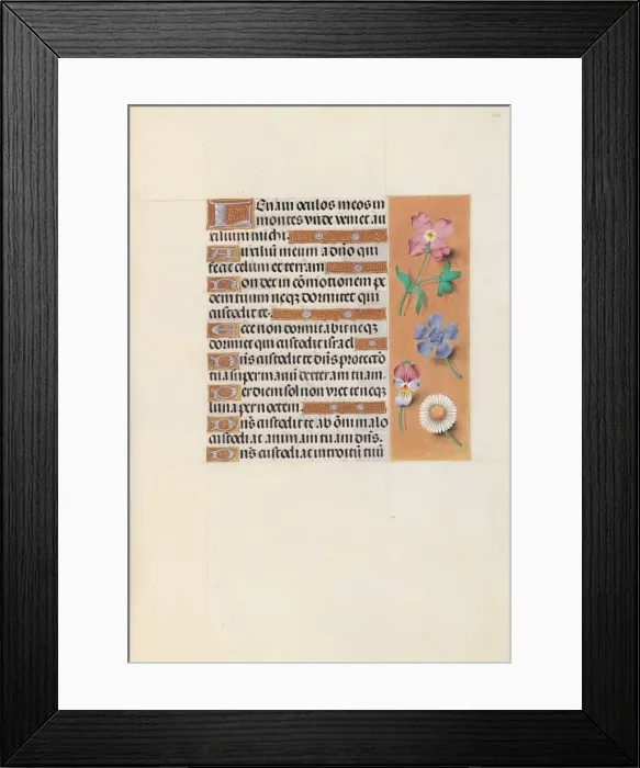 Framed Print : Hours of Queen Isabella the Catholic, Queen of Spain: Fol. 133r, c. 1500. Creator Framed Print : Hours of Queen Isabella the Catholic, Queen of Spain: Fol. 133r, c. 1500. Creator