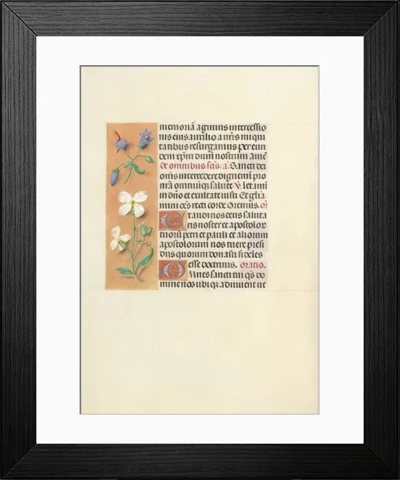 Framed Print : Hours of Queen Isabella the Catholic, Queen of Spain: Fol. 139v, c. 1500. Creator Framed Print : Hours of Queen Isabella the Catholic, Queen of Spain: Fol. 139v, c. 1500. Creator