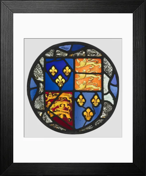 Framed Print : Heraldic Roundel, 1500s. Creator: Unknown Framed Print : Heraldic Roundel, 1500s. Creator: Unknown