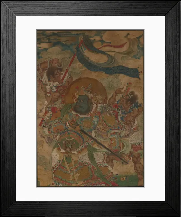 Framed Print : Heavenly King Virudhaka, 1368-1644. Creator: Unknown Framed Print : Heavenly King Virudhaka, 1368-1644. Creator: Unknown