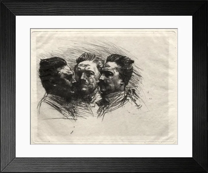 Framed Print : Henry Becque. Creator: Auguste Rodin (French, 1840-1917) Framed Print : Henry Becque. Creator: Auguste Rodin (French, 1840-1917)