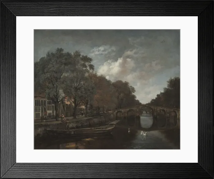 Framed Print : Herengracht, Amsterdam, c. 1661. Creator: Jan Wijnants (Dutch, 1635-1684) Framed Print : Herengracht, Amsterdam, c. 1661. Creator: Jan Wijnants (Dutch, 1635-1684)