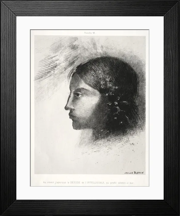 Framed Print : Homage to Goya: Upon Awakening I Saw the Goddess of the Intelligible…, 1885 Framed Print : Homage to Goya: Upon Awakening I Saw the Goddess of the Intelligible…, 1885