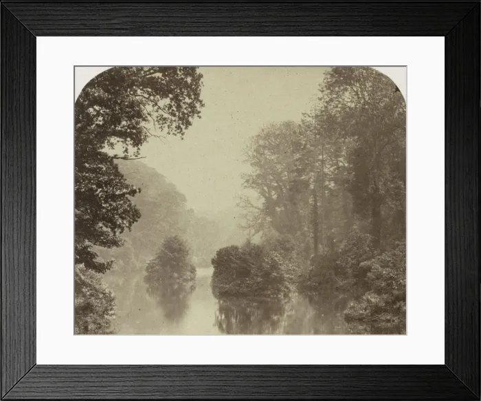 Framed Print : Evening, 1855. Creator: James Knight (British) Framed Print : Evening, 1855. Creator: James Knight (British)