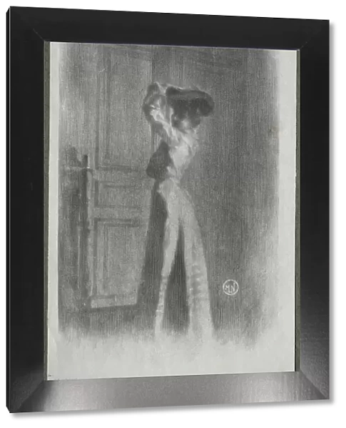 Fashionable Woman, c. 1900. Creator: Maurice Louis Henri Newmont (French, 1868-1930)