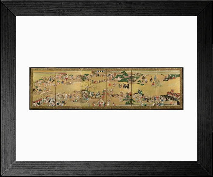 Framed Print : Festival Scenes, 1615-99. Creator: Unknown Framed Print : Festival Scenes, 1615-99. Creator: Unknown