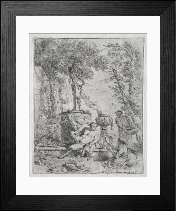 Framed Print : Fete of Pan, 1648. Creator: Giovanni Benedetto Castiglione (Italian, 1609-1664) Framed Print : Fete of Pan, 1648. Creator: Giovanni Benedetto Castiglione (Italian, 1609-1664)
