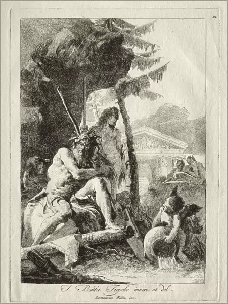 Figures Fluviales. Creator: Giovanni Domenico Tiepolo (Italian, 1727-1804)
