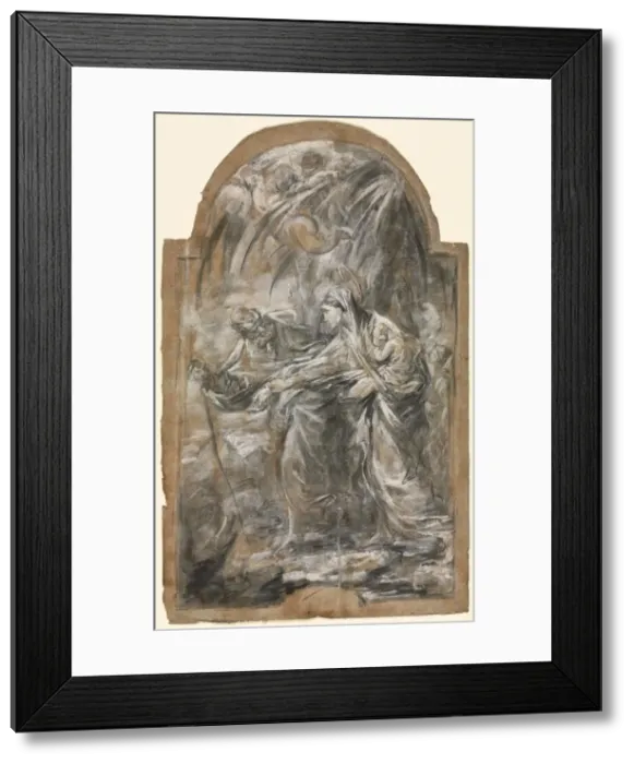 Framed Print : Flight into Egypt, 1740s?. Creator: Alessandro Magnasco (Italian, 1667-1749) Framed Print : Flight into Egypt, 1740s?. Creator: Alessandro Magnasco (Italian, 1667-1749)