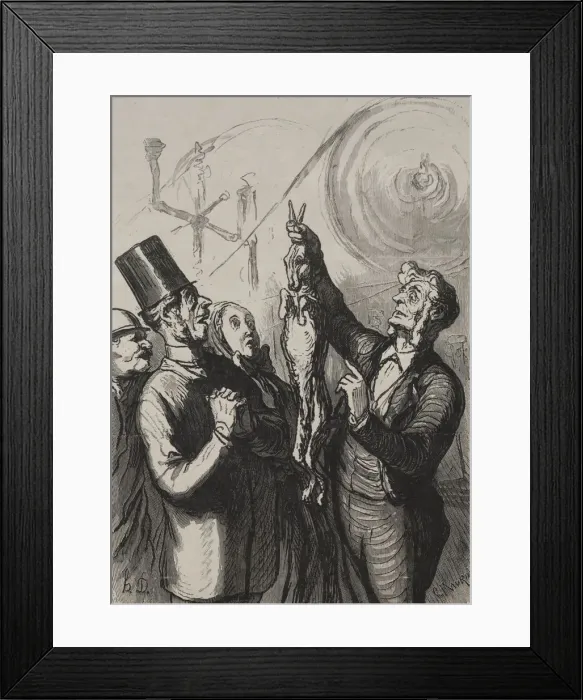 Framed Print : Exposition universelle: dans dix minutes vour aurez une gibelotte et un chapeau. Creator Framed Print : Exposition universelle: dans dix minutes vour aurez une gibelotte et un chapeau. Creator