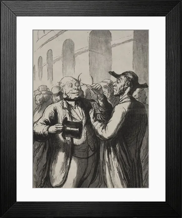 Framed Print : Exposition universelle: Linspection des photographies aux tourniquets... Creator Framed Print : Exposition universelle: Linspection des photographies aux tourniquets... Creator