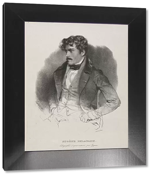 Eugene Delacroix. Creator: Jean Francois Gigoux (French, 1806-1894)