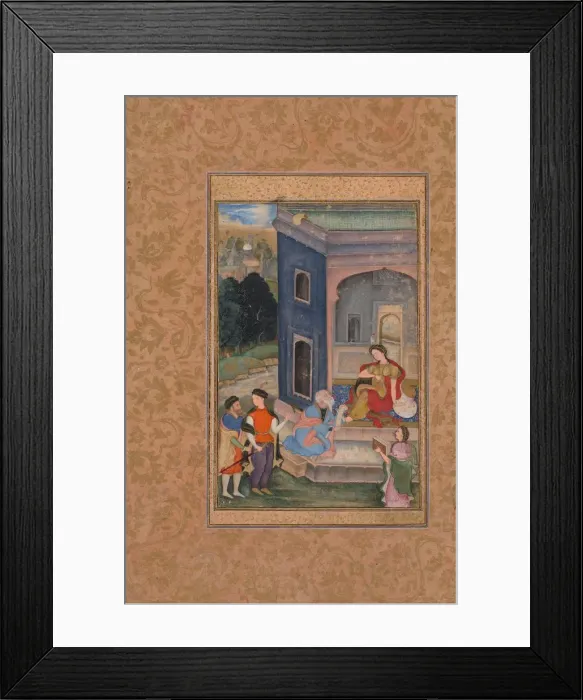 Framed Print : European Costume Scene, c. 1590-1595. Creator: Unknown Framed Print : European Costume Scene, c. 1590-1595. Creator: Unknown