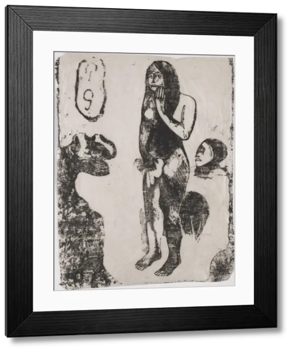 Framed Print : Eve, 1898-1899. Creator: Paul Gauguin (French, 1848-1903) Framed Print : Eve, 1898-1899. Creator: Paul Gauguin (French, 1848-1903)