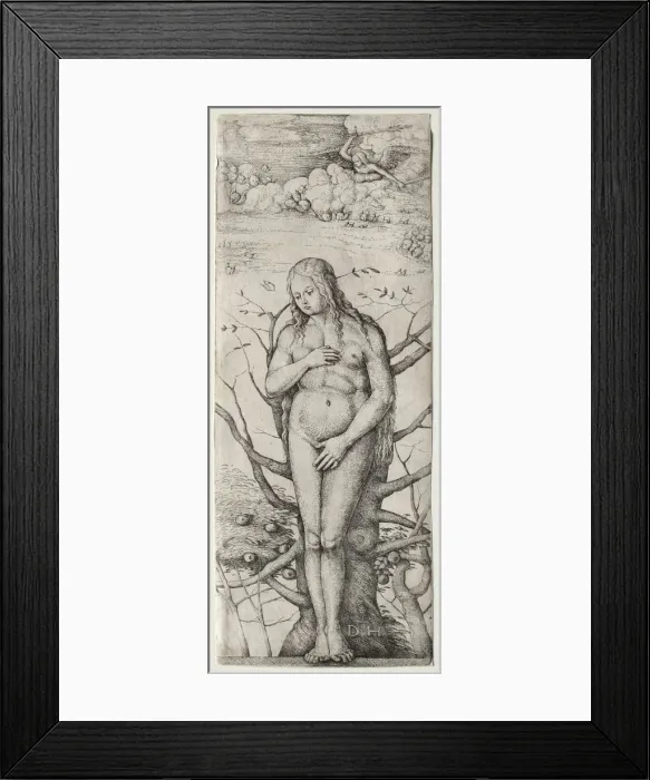 Framed Print : Eve. Creator: Daniel I Hopfer (German, c. 1470-1536) Framed Print : Eve. Creator: Daniel I Hopfer (German, c. 1470-1536)