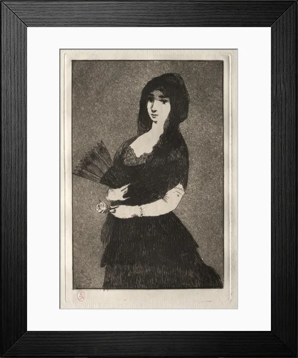 Framed Print : Exotic Flower (Fleur exotique). Creator: Edouard Manet (French, 1832-1883) Framed Print : Exotic Flower (Fleur exotique). Creator: Edouard Manet (French, 1832-1883)