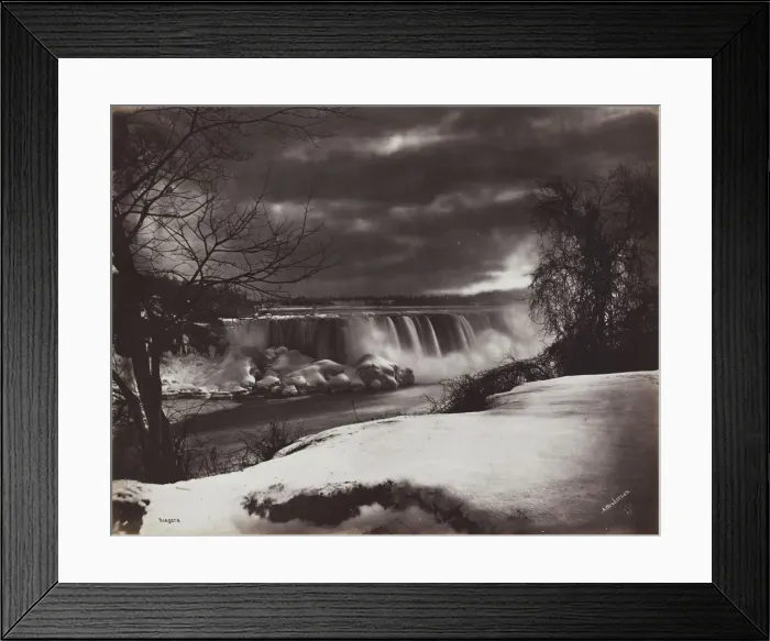 Framed Print : Falls of Niagara, 1860s. Creator: Alexander Henderson (Canadian, 1831-1913) Framed Print : Falls of Niagara, 1860s. Creator: Alexander Henderson (Canadian, 1831-1913)
