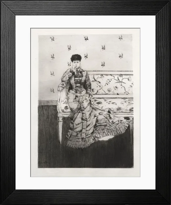 Framed Print : Fancy, 1877. Creator: Norbert Goeneutte (French, 1854-1894) Framed Print : Fancy, 1877. Creator: Norbert Goeneutte (French, 1854-1894)