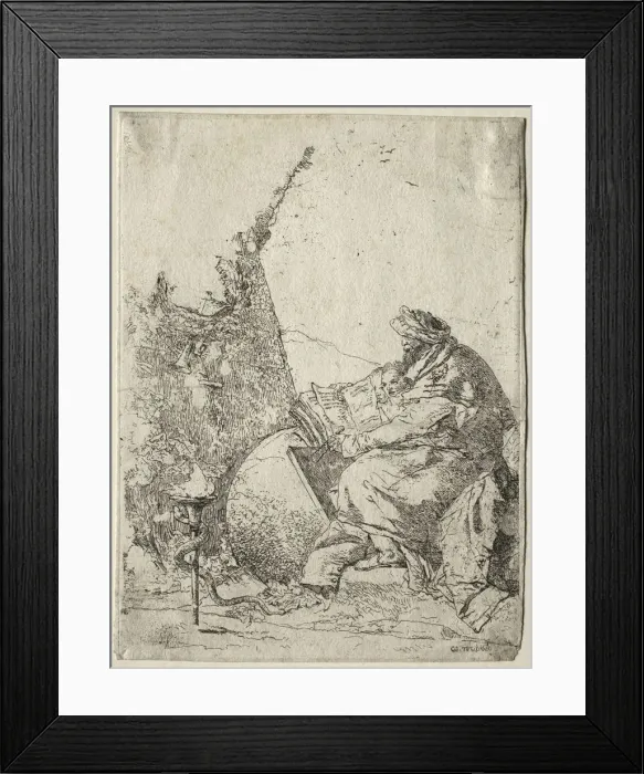 Framed Print : Fantasies: The Philosopher. Creator: Giovanni Battista Tiepolo (Italian, 1696-1770) Framed Print : Fantasies: The Philosopher. Creator: Giovanni Battista Tiepolo (Italian, 1696-1770)