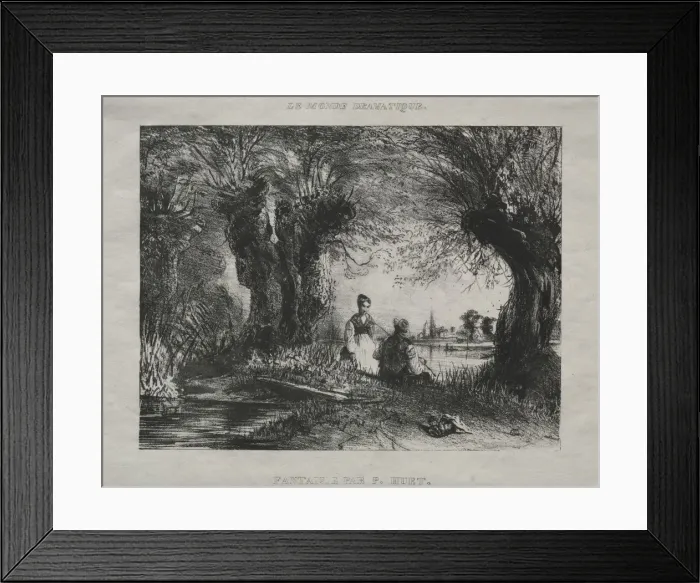 Framed Print : Fantasy, 1836. Creator: Paul Hüet (French, 1803-1869) Framed Print : Fantasy, 1836. Creator: Paul Hüet (French, 1803-1869)