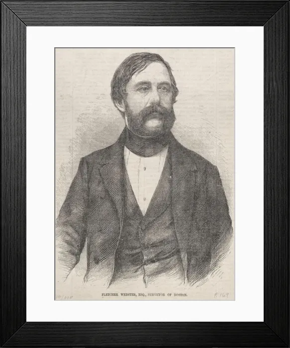 Framed Print : Fletcher Webster, Esq. Surveyor of Boston, 1859. Creator: Winslow Homer (American, 1836-1910) Framed Print : Fletcher Webster, Esq. Surveyor of Boston, 1859. Creator: Winslow Homer (American, 1836-1910)