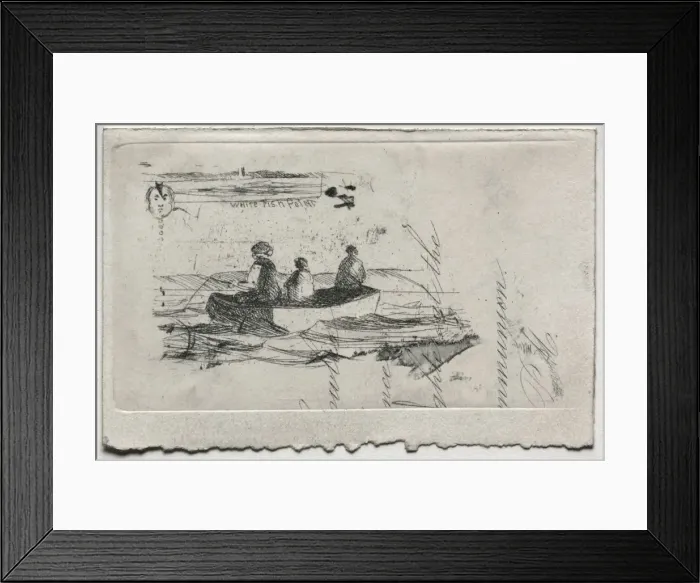 Framed Print : Fishing. Creator: Sion Longley Wenban (American, 1848-1897) Framed Print : Fishing. Creator: Sion Longley Wenban (American, 1848-1897)