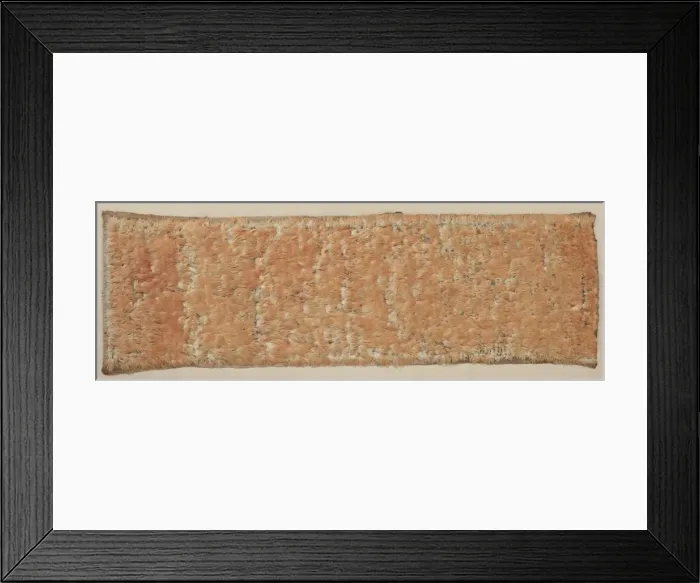 Framed Print : Feathered Panel, 600-1500. Creator: Unknown Framed Print : Feathered Panel, 600-1500. Creator: Unknown