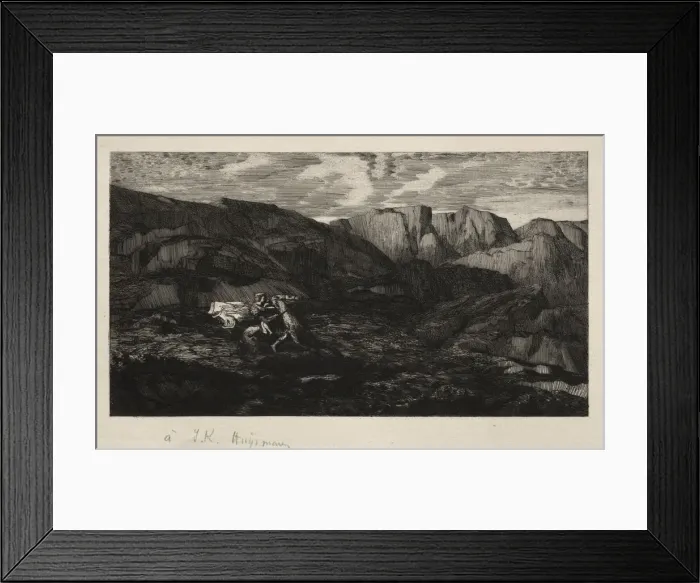 Framed Print : Fear, 1866. Creator: Odilon Redon (French, 1840-1916) Framed Print : Fear, 1866. Creator: Odilon Redon (French, 1840-1916)