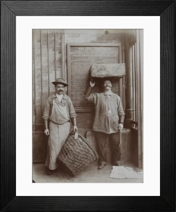 Framed Print : Fish Porters, late 1890s. Creator: Paul Geniaux (French, 1873-1929) Framed Print : Fish Porters, late 1890s. Creator: Paul Geniaux (French, 1873-1929)