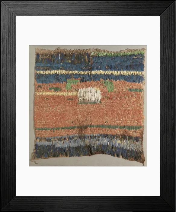 Framed Print : Feathered Tabard or Tunic, 600-1500. Creator: Unknown Framed Print : Feathered Tabard or Tunic, 600-1500. Creator: Unknown