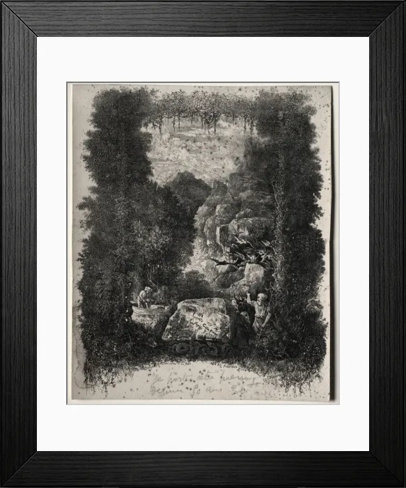 Framed Print : First Frontispiece for Fables and Fairy-Tales by Thierry-Faletans, 1868 Framed Print : First Frontispiece for Fables and Fairy-Tales by Thierry-Faletans, 1868