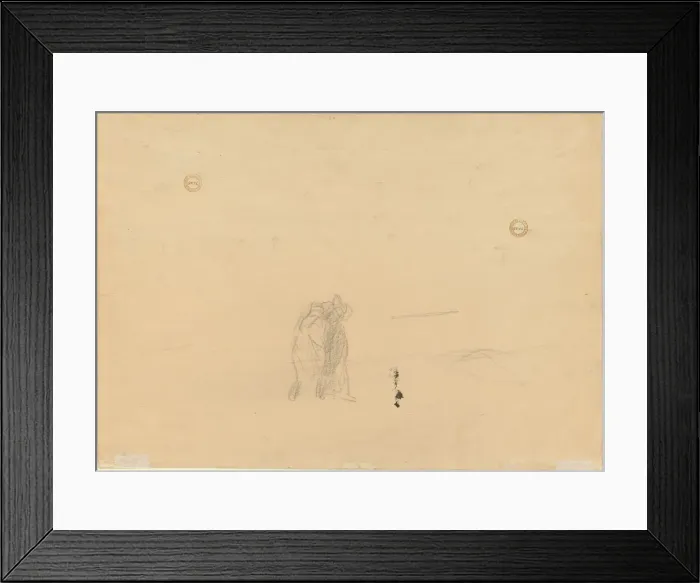 Framed Print : Figures in a Landscape (verso), c. 1919. Creator: Jean Louis Forain (French, 1852-1931) Framed Print : Figures in a Landscape (verso), c. 1919. Creator: Jean Louis Forain (French, 1852-1931)
