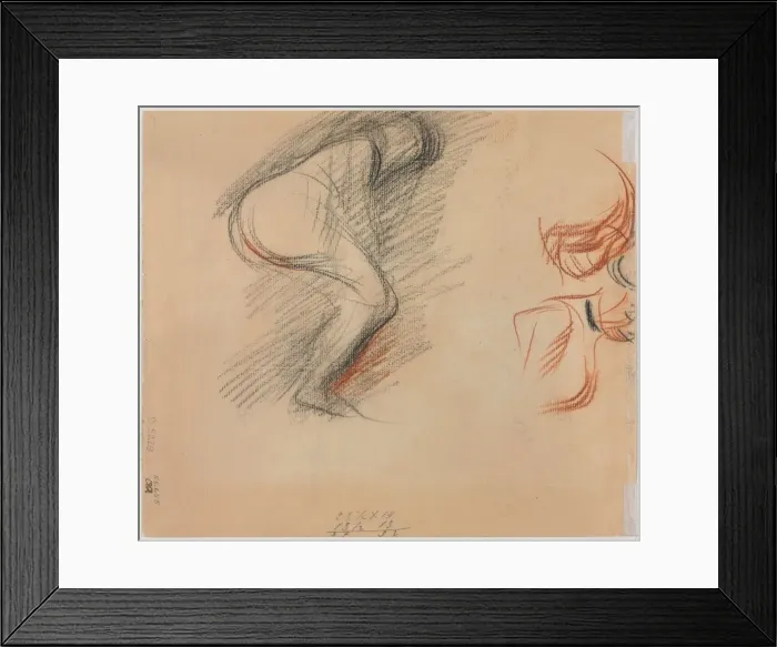 Framed Print : Figure Sketches, 1906. Creator: Jean Louis Forain (French, 1852-1931) Framed Print : Figure Sketches, 1906. Creator: Jean Louis Forain (French, 1852-1931)