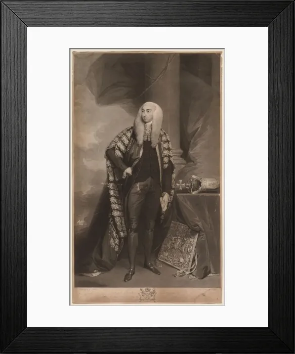 Framed Print : John, Lord FitzGibbon. Creator: Charles Howard Hodges (British, 1764-1837) Framed Print : John, Lord FitzGibbon. Creator: Charles Howard Hodges (British, 1764-1837)