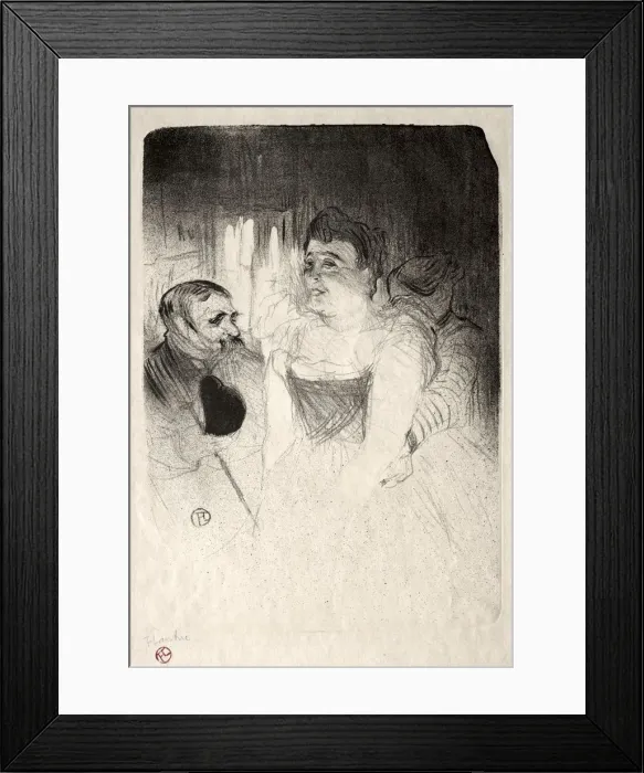 Framed Print : Judic in the Loge, 1894. Creator: Henri de Toulouse-Lautrec (French, 1864-1901) Framed Print : Judic in the Loge, 1894. Creator: Henri de Toulouse-Lautrec (French, 1864-1901)