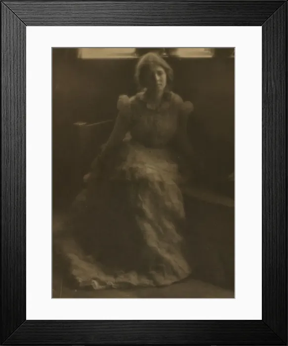 Framed Print : Julia Hall McCune, c. 1900. Creator: Clarence H. White (American, 1871-1925) Framed Print : Julia Hall McCune, c. 1900. Creator: Clarence H. White (American, 1871-1925)
