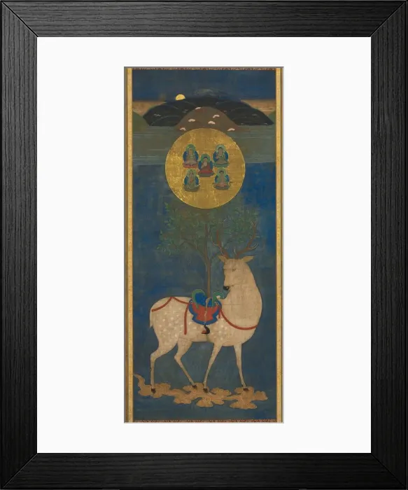Framed Print : Kasuga Mandala, 1300s-1400s. Creator: Unknown Framed Print : Kasuga Mandala, 1300s-1400s. Creator: Unknown