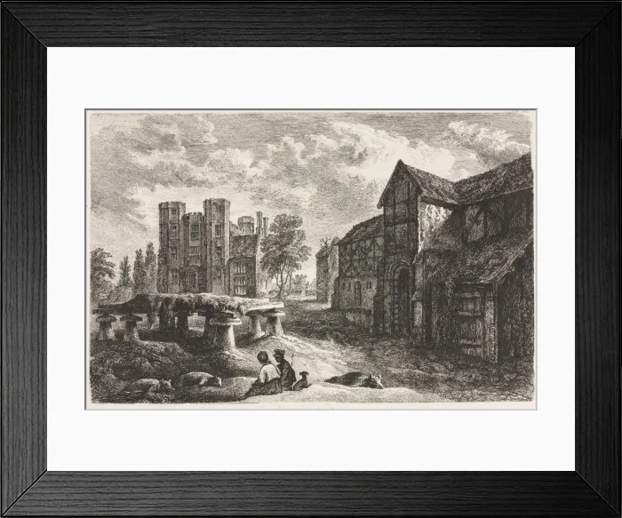 Framed Print : Kenilworth, 1827, published 1848. Creator: George II Cuitt (British, 1779-1854); M Framed Print : Kenilworth, 1827, published 1848. Creator: George II Cuitt (British, 1779-1854); M