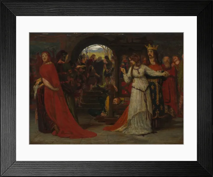 Framed Print : King Lear, c. 1860. Creator: Ford Madox Brown (British, 1821-1893) Framed Print : King Lear, c. 1860. Creator: Ford Madox Brown (British, 1821-1893)