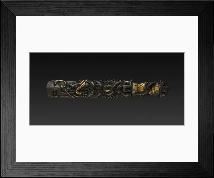 Framed Print : Kozuka Handle, 1800s. Creator: Unknown Framed Print : Kozuka Handle, 1800s. Creator: Unknown