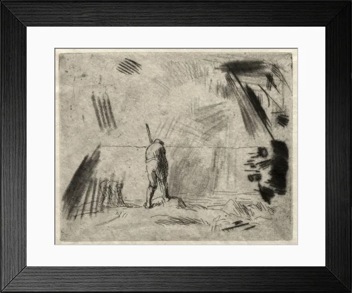 Framed Print : Kelp Gatherers. Creator: Jean-Francois Millet (French, 1814-1875) Framed Print : Kelp Gatherers. Creator: Jean-Francois Millet (French, 1814-1875)