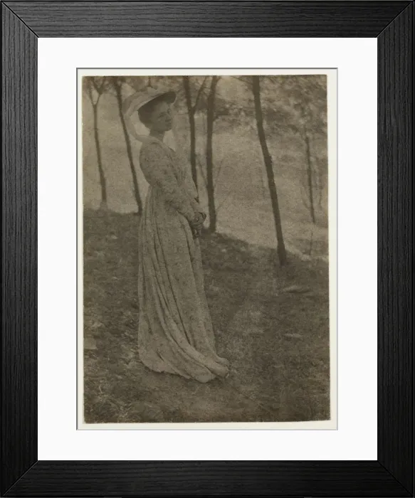 Framed Print : Julia Hall McCune, c. 1897. Creator: Clarence H. White (American, 1871-1925) Framed Print : Julia Hall McCune, c. 1897. Creator: Clarence H. White (American, 1871-1925)