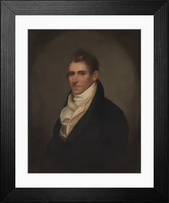 Framed Print : John Scoville, c. 1810. Creator: Ezra Ames (American, 1768-1836) Framed Print : John Scoville, c. 1810. Creator: Ezra Ames (American, 1768-1836)