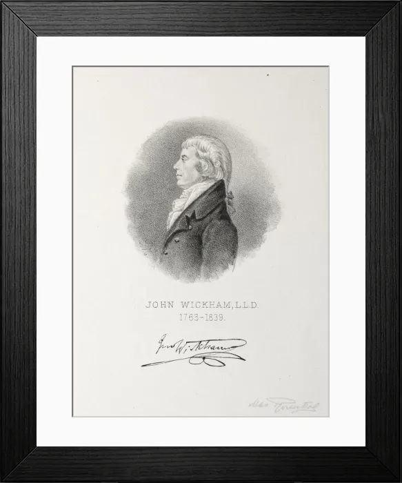 Framed Print : John Wickham. Creator: Max Rosenthal (American, 1833-1918) Framed Print : John Wickham. Creator: Max Rosenthal (American, 1833-1918)