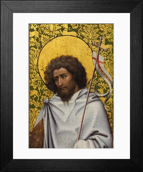 Framed Print : John the Baptist, c. 1410. Creator: Robert Campin (Netherlandish, 1375 / 79-1444) Framed Print : John the Baptist, c. 1410. Creator: Robert Campin (Netherlandish, 1375 / 79-1444)