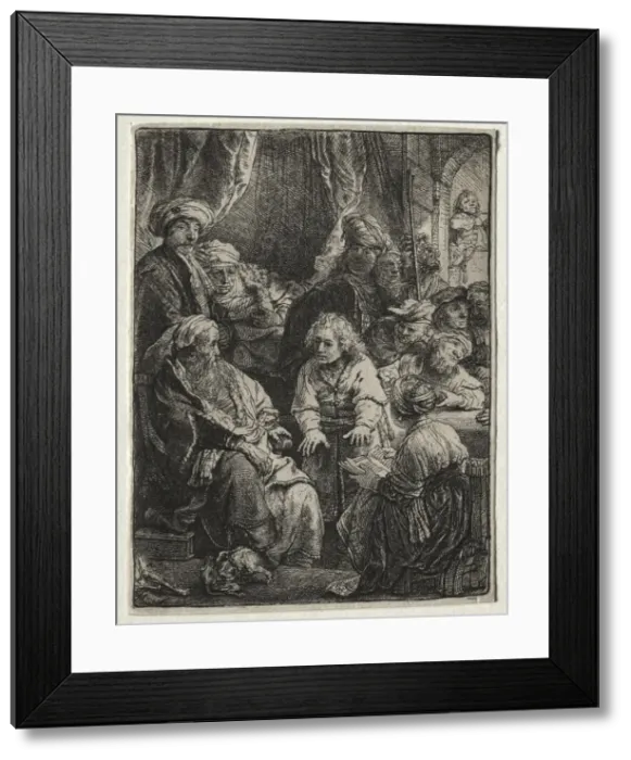 Framed Print : Joseph Telling his Dreams, 1638. Creator: Rembrandt van Rijn (Dutch, 1606-1669) Framed Print : Joseph Telling his Dreams, 1638. Creator: Rembrandt van Rijn (Dutch, 1606-1669)