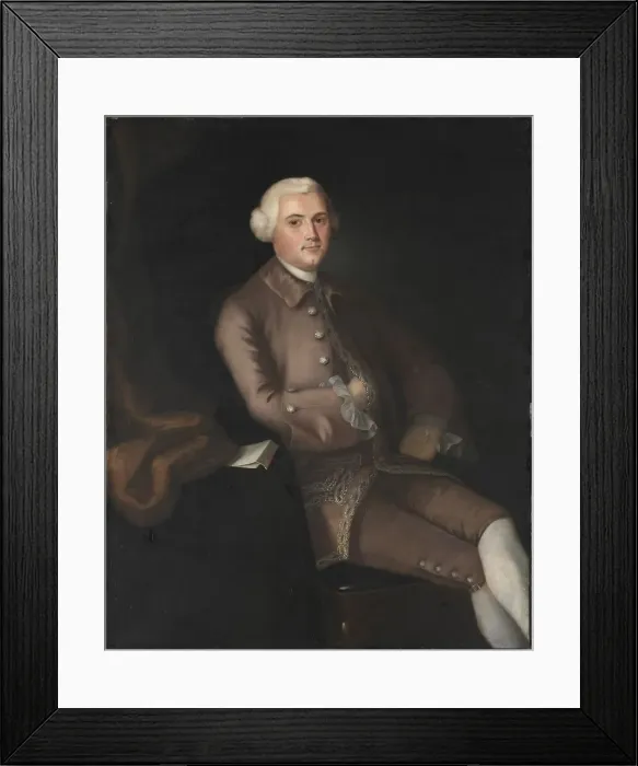 Framed Print : John Browne, c. 1760. Creator: Joseph Blackburn (American) Framed Print : John Browne, c. 1760. Creator: Joseph Blackburn (American)