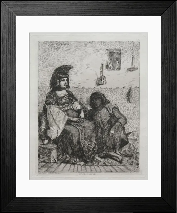 Framed Print : Juive dAlger. Creator: Eugene Delacroix (French, 1798-1863) Framed Print : Juive dAlger. Creator: Eugene Delacroix (French, 1798-1863)